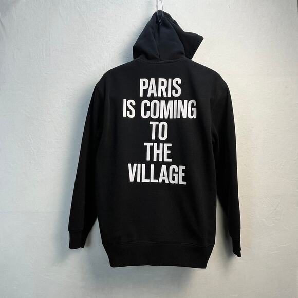 Limited ED “The Village Cry” Carhartt Paris Coming to the Village BLK Hoodie MED - Picture 1 of 9